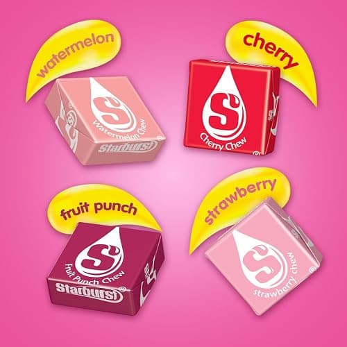 STARBURST FaveREDS Fruit Chews Candy, Chewy Candy, 15.6 oz Sharing Size Bag thumbnail 5