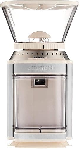 Cuisinart Coffee Grinder, Electric One-Touch Automatic Burr Coffee Grinder with 18-Position Grind Selector, Cup Size Selector for 4 – 18 Cups, DBM-8CRMP1, Cream Stainless thumbnail 5