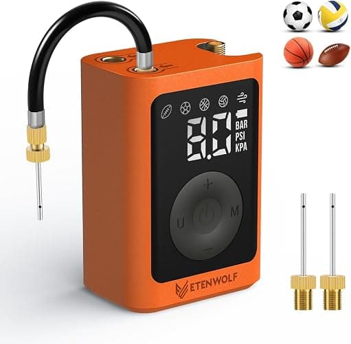 ETENWOLF P300 Plus Ball Pump, Electric Basketball Pump Inflation and Deflation, with 3200 mAh Rechargeable Battery, Air Pump for All Sports Balls - Image 1