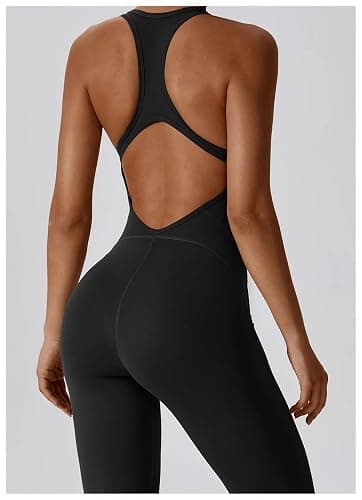 Combinaison de yoga KM - Combinaison de fitness - Vêtements de sport pour femme - Tenue de sport push-up thumbnail 4