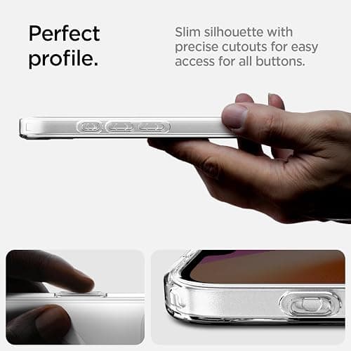 Spigen for iPhone 16e Case, Ultra Hybrid MagFit [Anti-Yellowing] [Compatible with Magsafe] - Frost White thumbnail 7