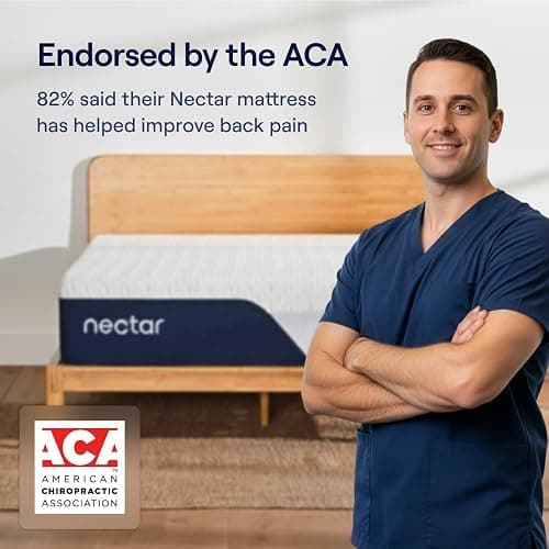 Nectar Classic 12” Twin Mattress - Medium Firm - Contouring Memory Foam - Cooling Top Layer - Back Pain Relief - Mattress in a Box - 365-Night Trial & Forever Warranty thumbnail 7