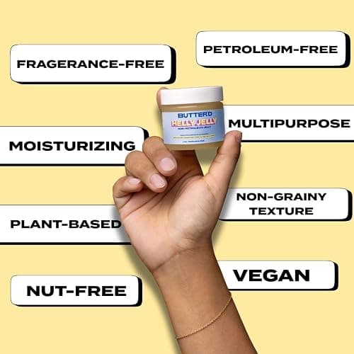 Butter'd Bodycare: Helly Jelly Multipurpose, Un-Petroleum, Non-Petroleum Body Jelly and Skin Protectant, Ointment for Adults and Babies with Castor Oil | Hydrating and Moisturizer (6 oz.) thumbnail 4