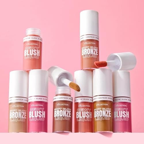 Collection Cosmetics Soft Glow Liquid Bronzer- Medium- 5ml | Long-Lasting Sculpted Effect- Buildable & Ultra-Blendable Pigment- Skin Loving Ingredients thumbnail 4