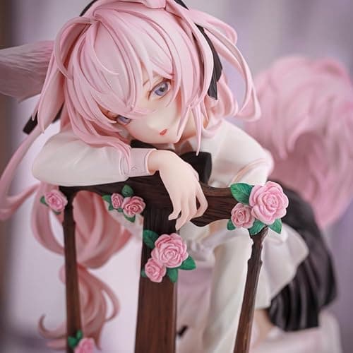 QAHEART Anime Illustration KINAKO Figure Original Painting Figures Rabbit Flova Figure Bunny Girl Model Statue - 8.27in/21cm - Rabbit Flova thumbnail 2