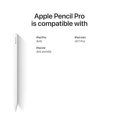 Apple Pencil Pro: Latest Model - Device Compatibility Check Required - Pixel-Perfect Precision, Tilt and Pressure Sensitivity, Perfect for Note-Taking, Drawing, and Art. Charges and Pairs Magnetically thumbnail 6