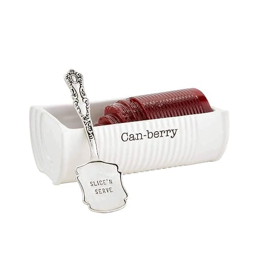 Mud Pie Can-Berry Ceramic Cranberry Serving Dish and Spatula Set - Image 1