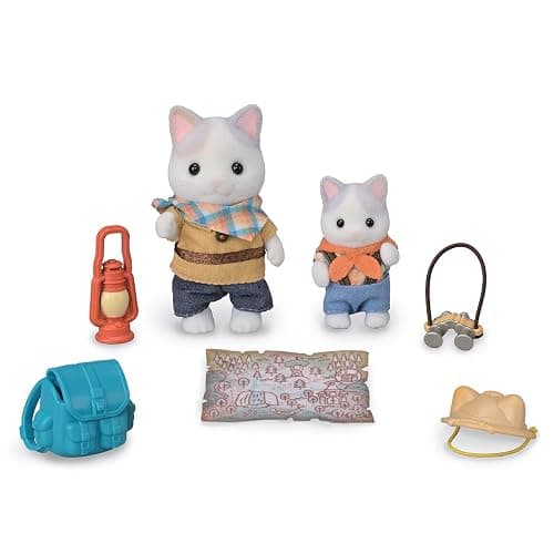 Sylvanian Families - 5763 Hermano y Babé Gato Latte, Vamos a Explorar thumbnail 4