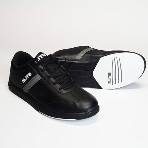 ELITE Men's Basic Bowling Shoes - Universal Sliding Soles, Lightweight, and Comfortable. thumbnail 5