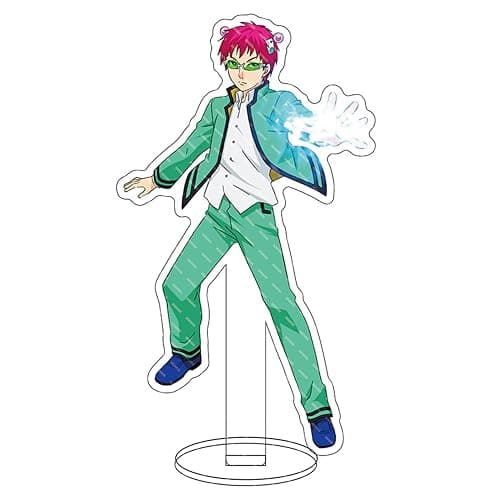 ISaikoy Set of 2 Anime The Disastrous Life of Saiki K Acrylic Stand Figure Desktop Ornament Character Stand thumbnail 2