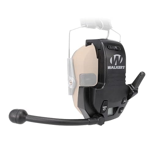 WALKER'S Razor Walkie Talkie Attachment - 22 Channels 3 Miles Range Distance Voice-Activated Handsfree Communication Device for Razor Shooting Muffs, 3 AAA Batteries Included thumbnail 5
