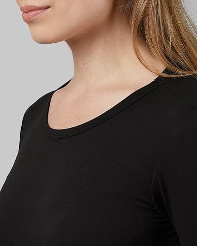32 Degrees Heat Women's Lightweight Crew Base Layer Top | Form Fitting | Long Sleeve | 4-Way Stretch | Thermal thumbnail 2
