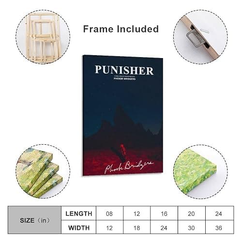 Phoebe Bridgers Punishe Album Music Poster Album Cover Artistic Poster 08x12inch(20x30cm) thumbnail 2