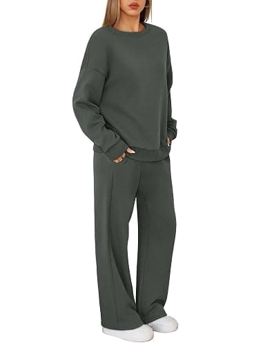 XIEERDUO Sweatsuits Women 2 Piece Outfit Matching Lounge Sets Fall Outfits 2025 Fashion Clothing Crewneck Track Suits thumbnail 3