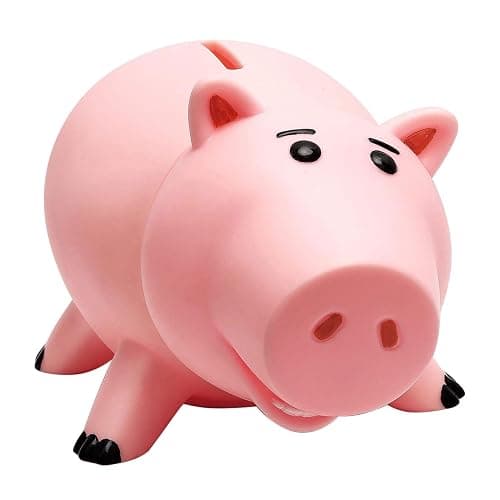 Piggy Bank, Cute Plastic Coin Bank for Boys and Girls, Unbreakable Pig Money Bank for Kids Gift (Pink) - Image 1