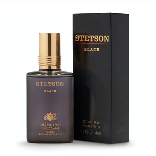Stetson Black - Cologne for Men - Woody, Dark and Spicy Scent with Fragrance Notes of Sandalwood, Spices, and Suede - 1.5 Fl Oz thumbnail 3