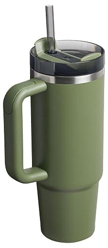 STANLEY Quencher H2.0 Tumbler with Handle and Straw 30 oz | Flowstate 3-Position Lid | Cup Holder Compatible for Travel | Insulated Stainless Steel Cup | BPA-Free | Dried Pine thumbnail 3