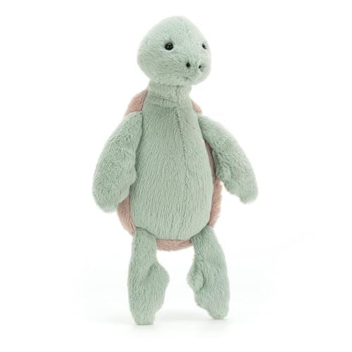 Jellycat Bashful Turtle Stuffed Animal, Medium 12 inches - Reptile Plush Toy - Classic Children's Gift thumbnail 5