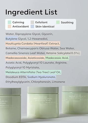 celimax Ji.Woo.Gae Heartleaf BHA Peeling Pad | with Heartleaf Extract, Exfoliating Toner Pads, Facial Peels, Hydrating, for Troubled Skin & Breakouts (60 Pads) thumbnail 7