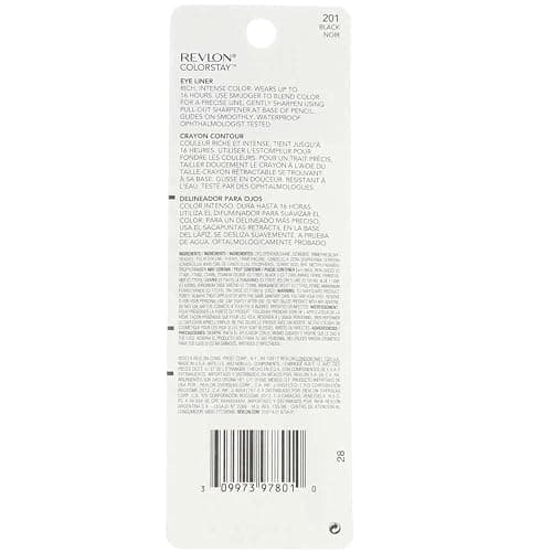 REVLON ColorStay Eyeliner with SoftFlex, Black 201, 0.01 Ounce (28 g) (Pack of 2) thumbnail 2