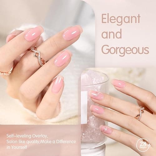 SHOYUM Nude Pink Gel Nail Polish Set- 6 Colors Sheer Milky White Jelly Gel Polish All Seasons Skin Tones Neutral Gel Polish Kit, Soak Off LED Gel Nail Kit Manicure DIY Home thumbnail 5