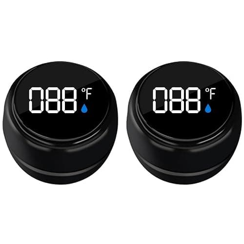 2 Pack Bath Thermometer for Bathtub, Rechargeable Waterproof Floating Water Thermometer for Ice Bath, Pool - Image 1