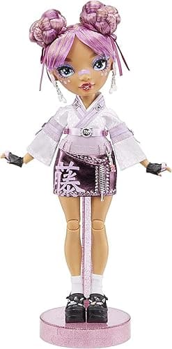 Rainbow High Lila Yamamoto- Mauve Purple Fashion Doll. 2 Designer Outfits to Mix & Match with Accessories, Great Gift for Kids 6-12 Years Old and Collectors thumbnail 2