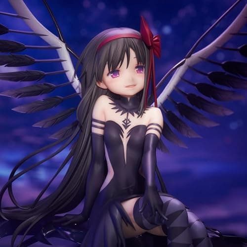 QAHEART Anime Akemi Homura Figure Winged Akemi Homura Action Figure Anime Girl Model Statue Figurine Ornaments thumbnail 2
