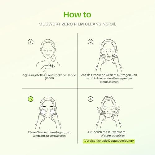 Orien Mugwort Zero Film Cleansing Oil 6,76 fl.oz, 200 ml, Daily Makeup, Blackhead Removal No pore clogging thumbnail 6