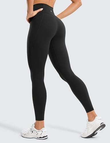 CRZ YOGA Butterluxe Workout Leggings Pockets 25'' - High Waisted Gym Womens Yoga Pants Buttery Soft thumbnail 2