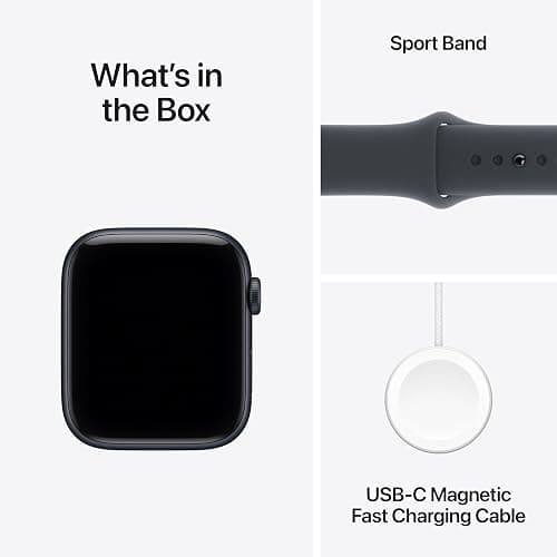 Apple Watch SE 3 [GPS 40mm] Smartwatch with Midnight Case with Midnight Sport Band. Fitness and Sleep Trackers, Heart Rate Monitor, Always-On Display, Water-Resistant thumbnail 4