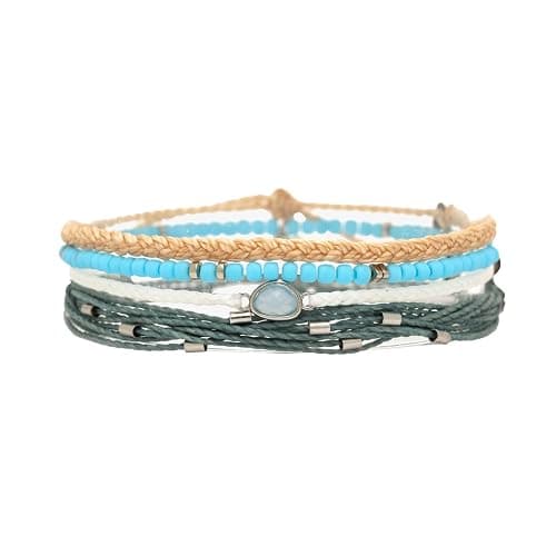 Pura Vida Bracelet Low Tide Bracelet Stack, 4 Stackable Bracelets for Women - Image 1