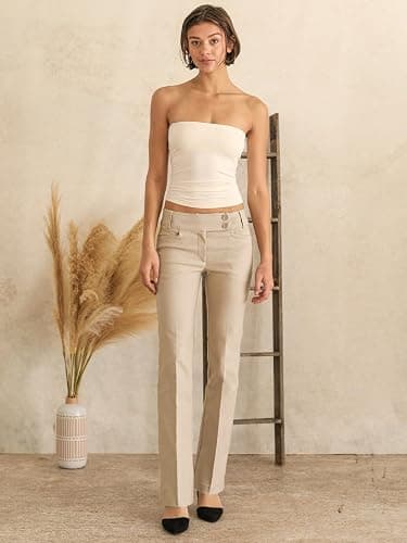 Light Khaki Trousers - COLOR LIGHT KHAKI - SIZE M  thumbnail 3