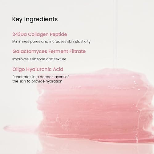 Biodance Collagen Gel Toner Pads, Pore Minimizer for Face, Improving Elasticity, Plumping Toner Pads for Sensitive Skin, Korean Skincare, Stocking Stuffers for Teen Girlsㅣ4.93 fl.oz.(140g)*60Pads thumbnail 7