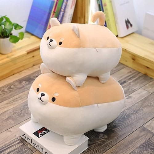 sofipal Shiba Inu Dog Plush Pillow,Cute Corgi Stuffed Animal Toy Doll Gifts for Valentine,Christmas (Brown, 15.7 inch) thumbnail 6