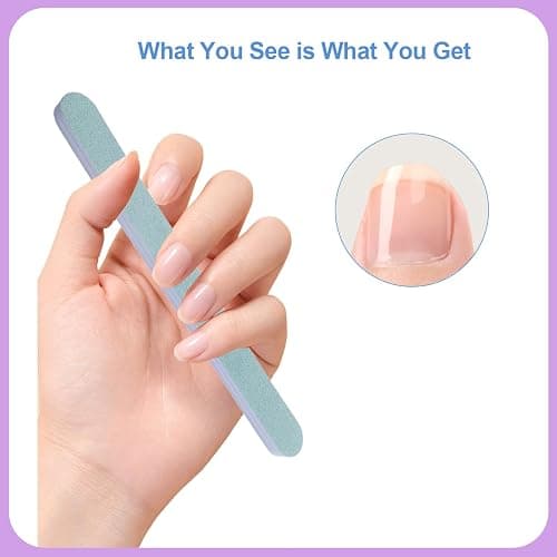 Nail File and Buffer Set (16 Pack), Nail File Kit Professional Nail Files & Buffers Manicure Supplies Filer Buffer for Natural Nails, 100/180 Grit 7 Way Nail Filing Polishing Buffer for Nail Care thumbnail 5