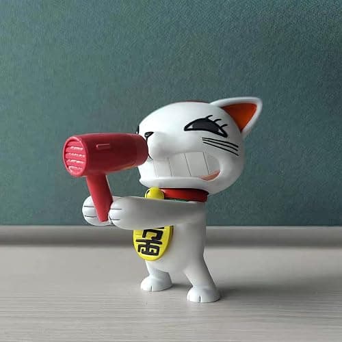 QAHEART Turbo Granny Figure Hair Dryer Styling Turbo Granny Look Up Figure Takakura Ken Action Figure Ornaments - Image 1