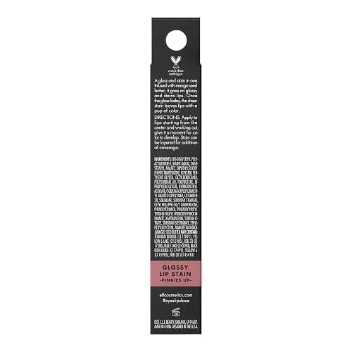 e.l.f. Glossy Lip Stain, Long-Lasting, Lightweight Lip Stain For A Sheer Pop Of Color & Subtle Gloss Finish, Vegan & Cruelty-Free, Pinkies Up thumbnail 6