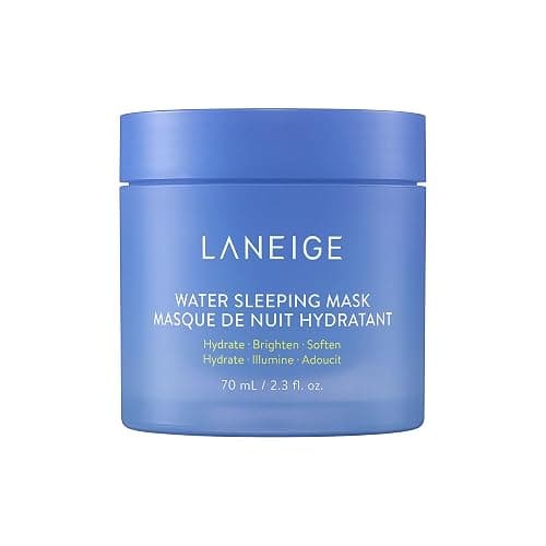 LANEIGE Water Sleeping Mask: Korean Overnight Mask, Squalane, Probiotic-Derived Complex, Hydrate, Barrier-Boosting, Visibly Smooth and Brighten - 2.3 fl. oz./70 mL - Image 1