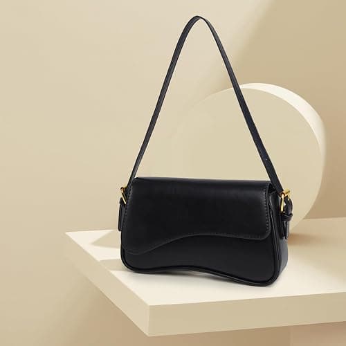 PU Leather Tote Bag for Women with 2 Removable Straps and Zipper Closure thumbnail 2