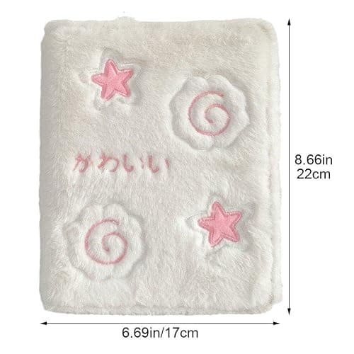 Plush Card Album, Cute Cartoon Binder Card Holder, Fits 80 Cards Carrying Case Binder Album, Book Folder Storage Organizer thumbnail 3