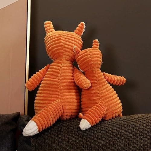 Xshelley 10 Inches Orange Fox Plush Toy,Stuffed Animal Plushie Pillow,Kawaii Soft Hug Fabric and Stuffing -Toy Gift for Boys and Girls thumbnail 6