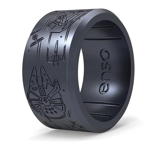 Enso Rings Star Wars Marquee Silicone Rings, Wide Ring Collection, Comfortable and Flexible Design - Image 1