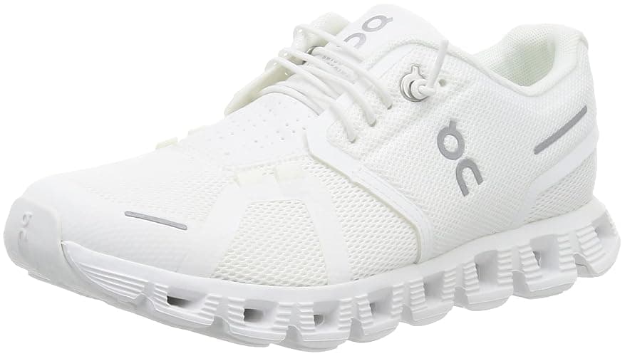On Women's Cloud 5 Sneakers - 7 - All White - Image 1