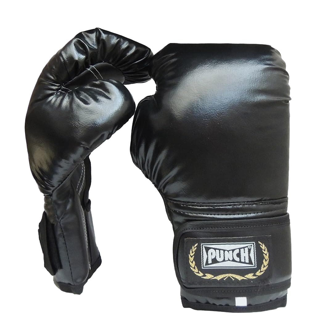 Punch Home Luvas de Boxe 2 Peças, Masculino e Feminino - 8 - Preto thumbnail 2