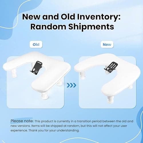 JODSONE U-Shaped White Manicure Arm Rest for Nails Tech with Rotating 360°Built-In Phone Holder and Adjustable Nail Arm Rest Detachable Manicure Hand Rest for Salon Design thumbnail 3