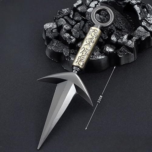 CKHOF 9.05 inches Minato Kunai real Uzumaki kakashi Namikaze kunai weapons minato costume Ninja Kunai models thumbnail 4