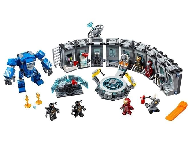 LEGO Marvel Avengers Iron Man Hall of Armor 76125 Building Kit - Marvel Tony Stark Iron Man Suit Action Figures (524 Pieces) thumbnail 6
