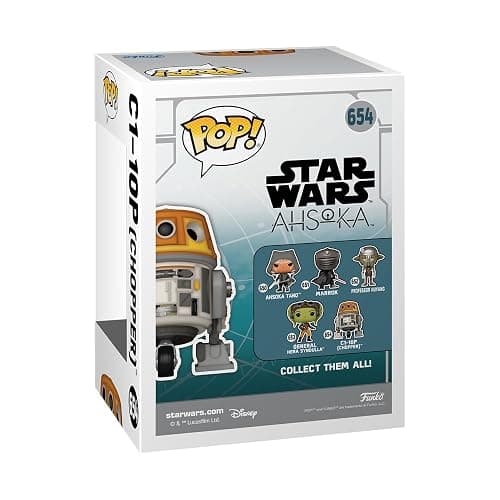 Funko Pop! Star Wars: Ahsoka TV 1- C1-10P - (Chopper) - Collectable Vinyl Figure - Gift Idea - Official Merchandise - Toys for Kids & Adults - TV Fans - Model Figure for Collectors and Display thumbnail 3