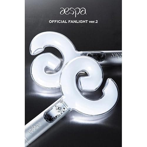 KPOP HEAVEN AESPA Official LIGHTSTICK VER.2 + 4 Official Photocards & 3 Extra Photocards Set thumbnail 2